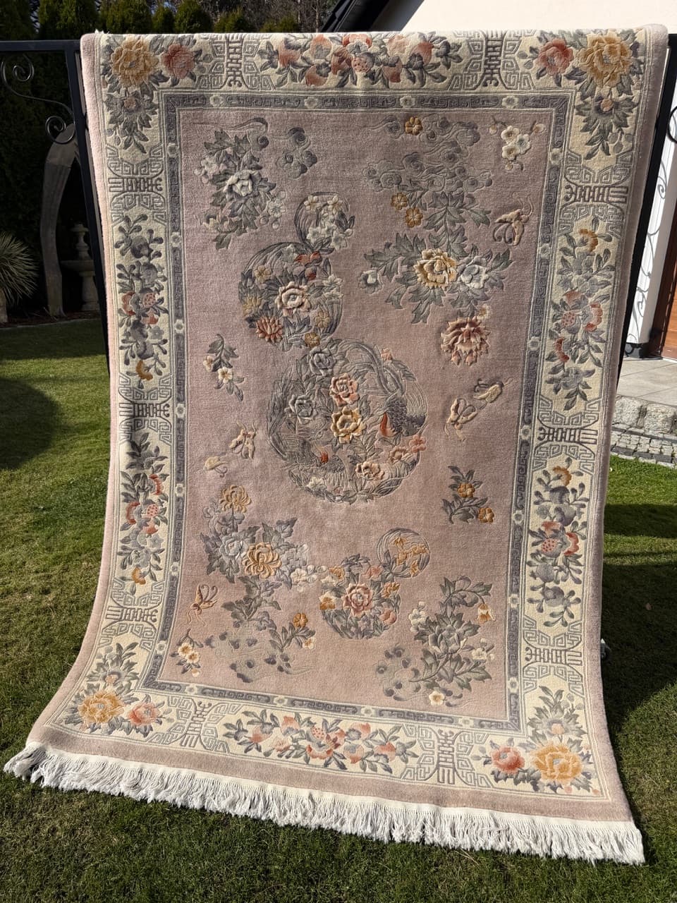 Dywan chiński, multikolor, wełna kaszmirowa, Chiny, 265x170 cm - 288095