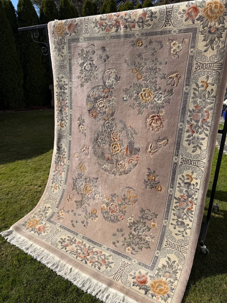 Dywan chiński, multikolor, wełna kaszmirowa, Chiny, 265x170 cm - 288099