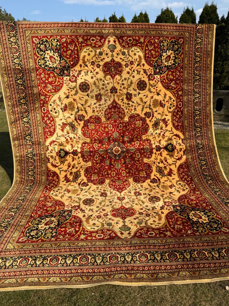 Dywan, kaszmirowo-perski, multikolor, wełna, Niemcy - 288142