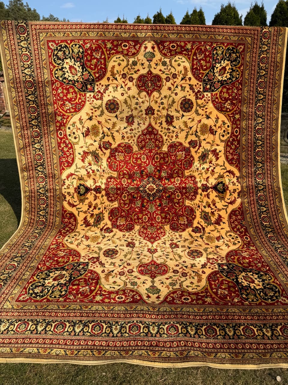 Dywan, kaszmirowo-perski, multikolor, wełna, Niemcy - 288137