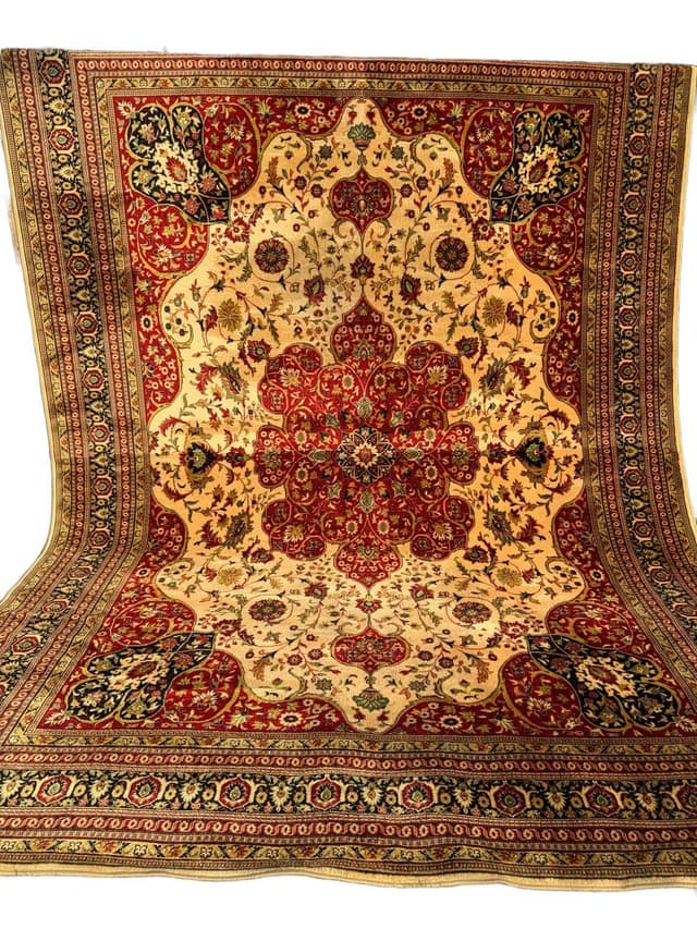 Dywan, kaszmirowo-perski, multikolor, wełna, Niemcy - WYMIARY