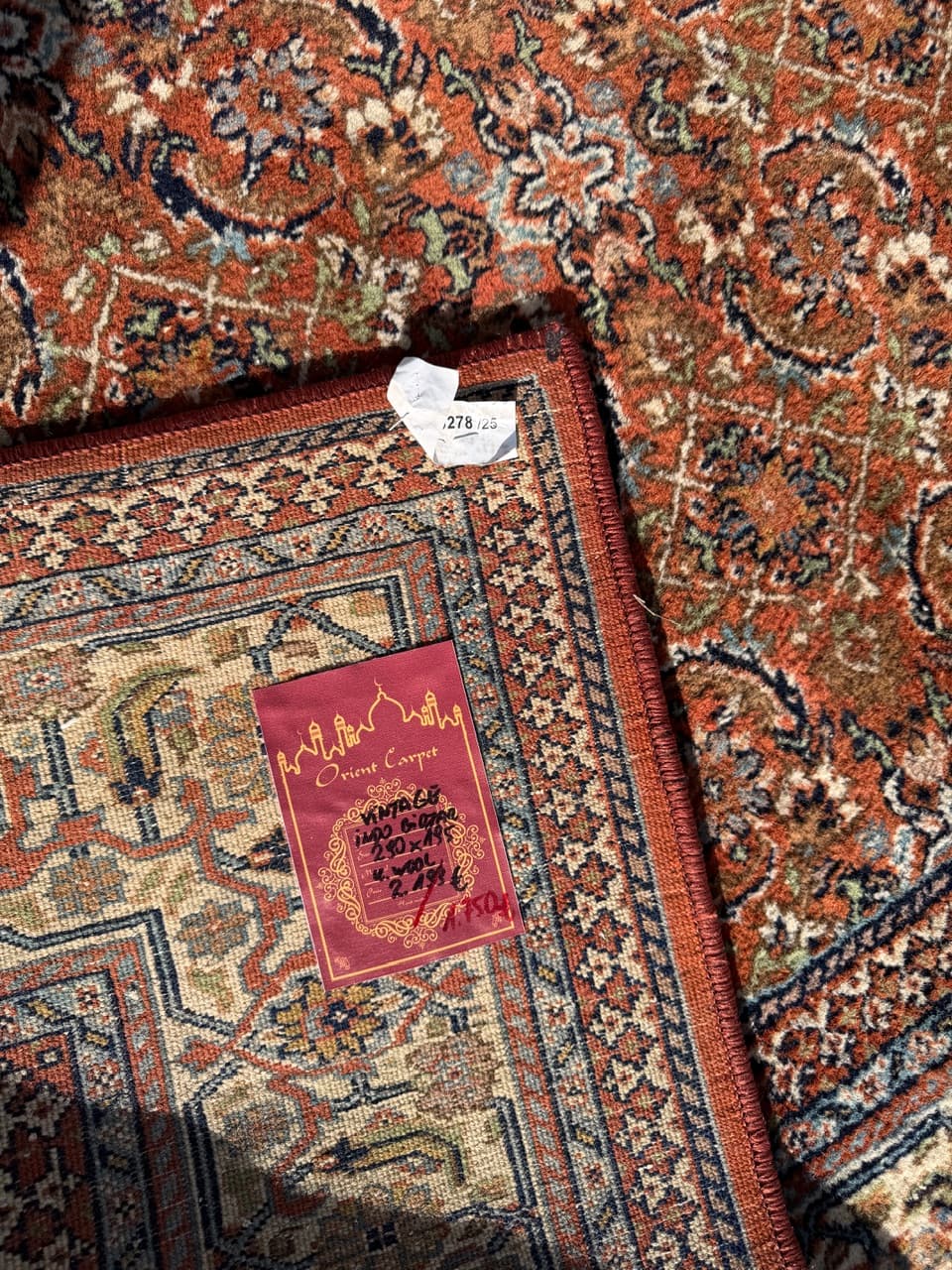 Dywan Indo Bidjar, 290x195 cm, multikolor, wełna, Indie - 288220