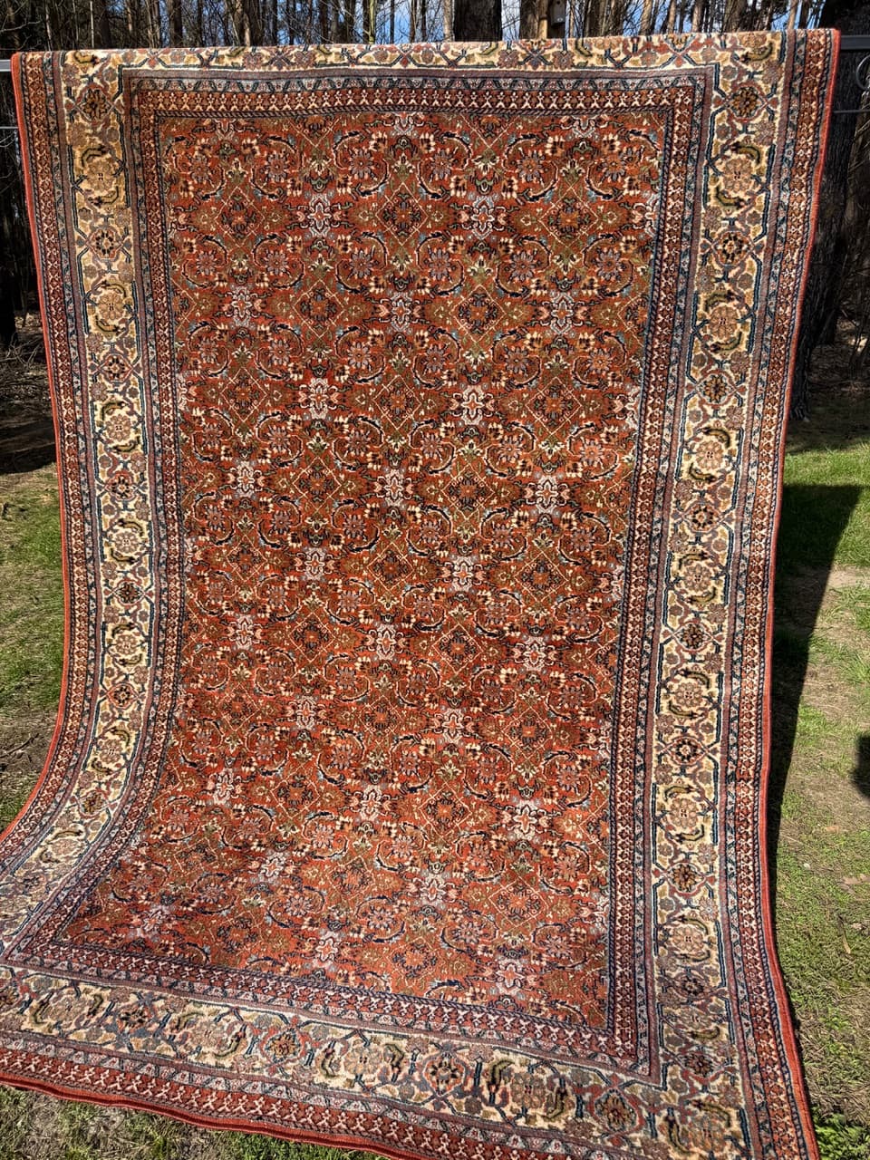 Dywan Indo Bidjar, 290x195 cm, multikolor, wełna, Indie - 288213