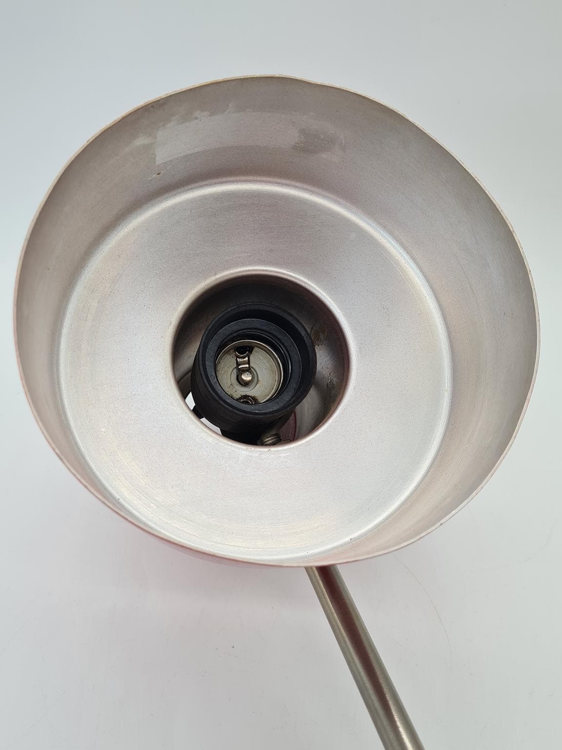 Desk lamp, red metal, Elma, 1970s - 288242