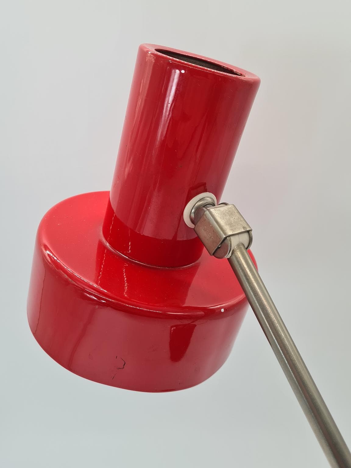 Desk lamp, red metal, Elma, 1970s - 288239