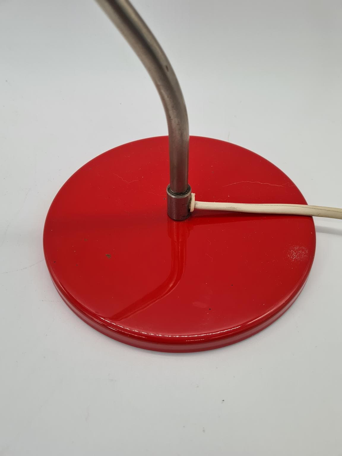 Desk lamp, red metal, Elma, 1970s - 288238