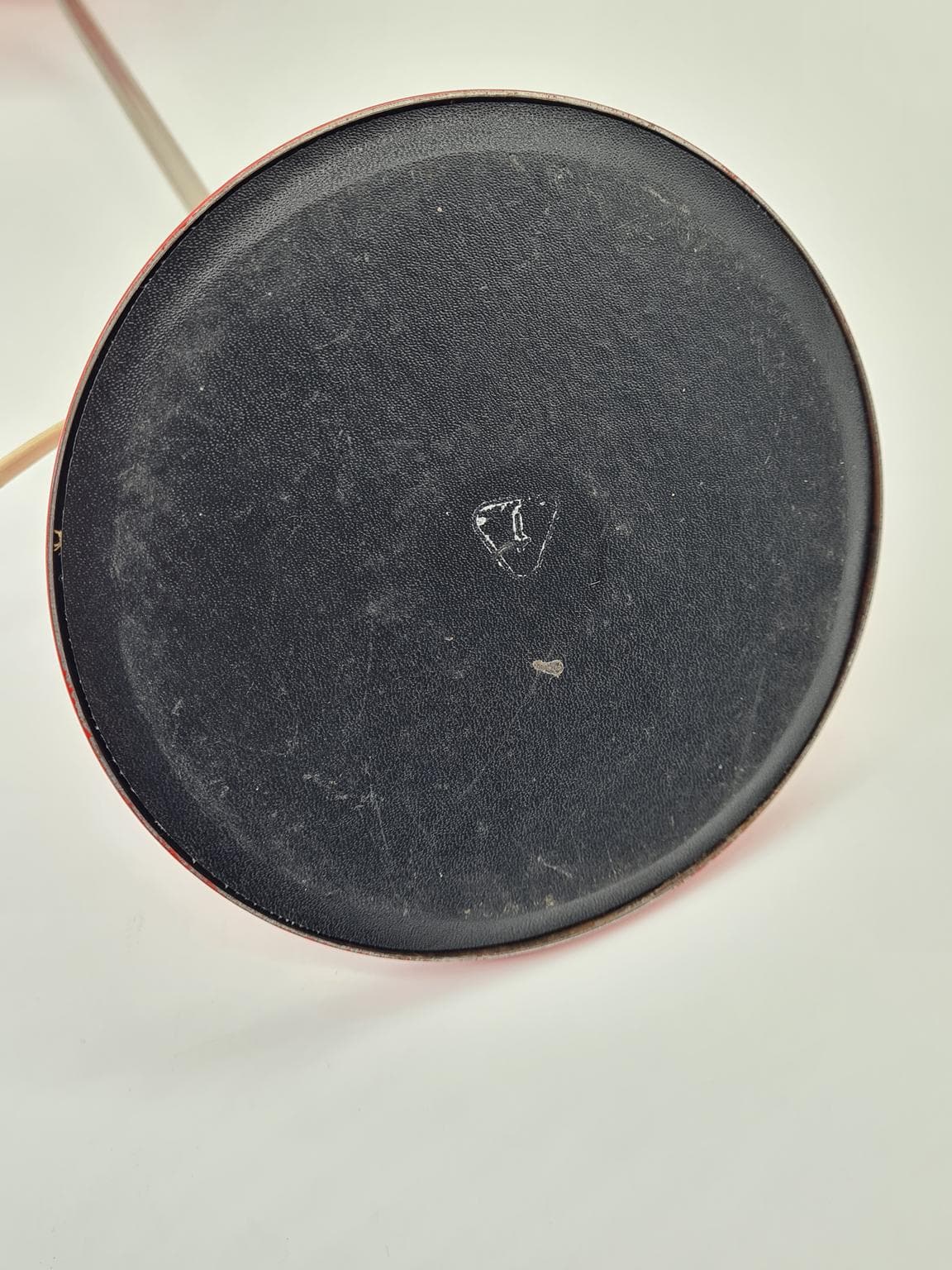 Desk lamp, red metal, Elma, 1970s - 288243