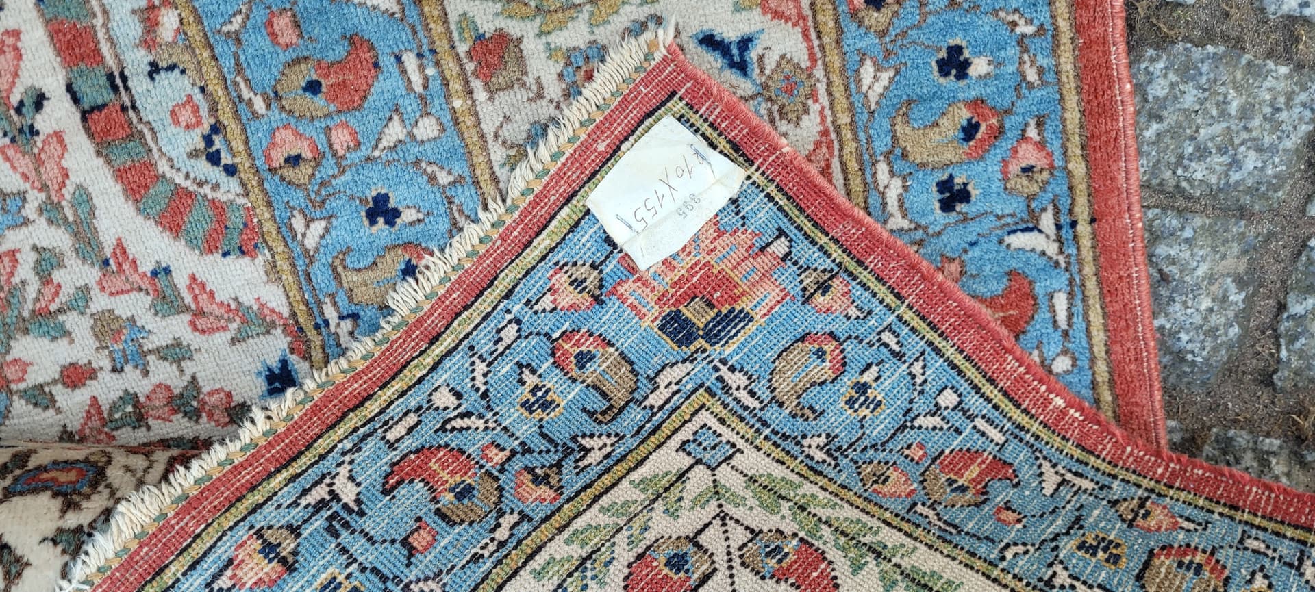 Dywan Ghom 214x162 cm, beżowy, wełna, Iran, początek XX w. - 288310