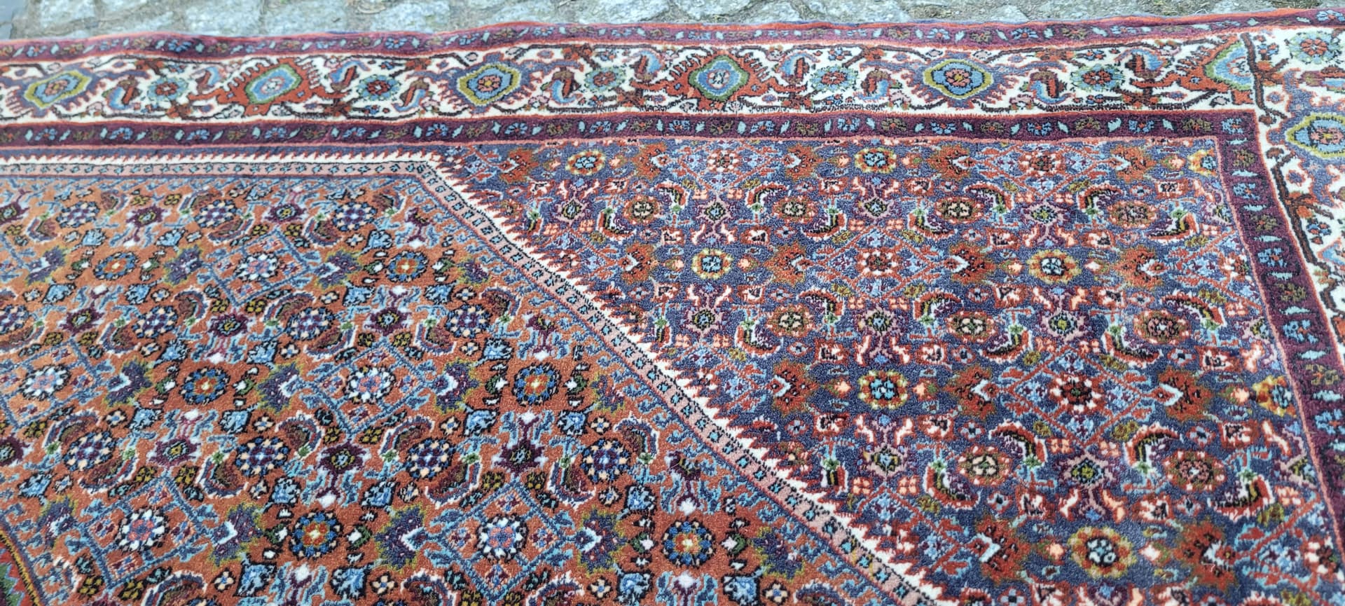 Dywan Bidjar Takab 117x190 cm, multikolor, wełna, Iran, lata 70. - 288319