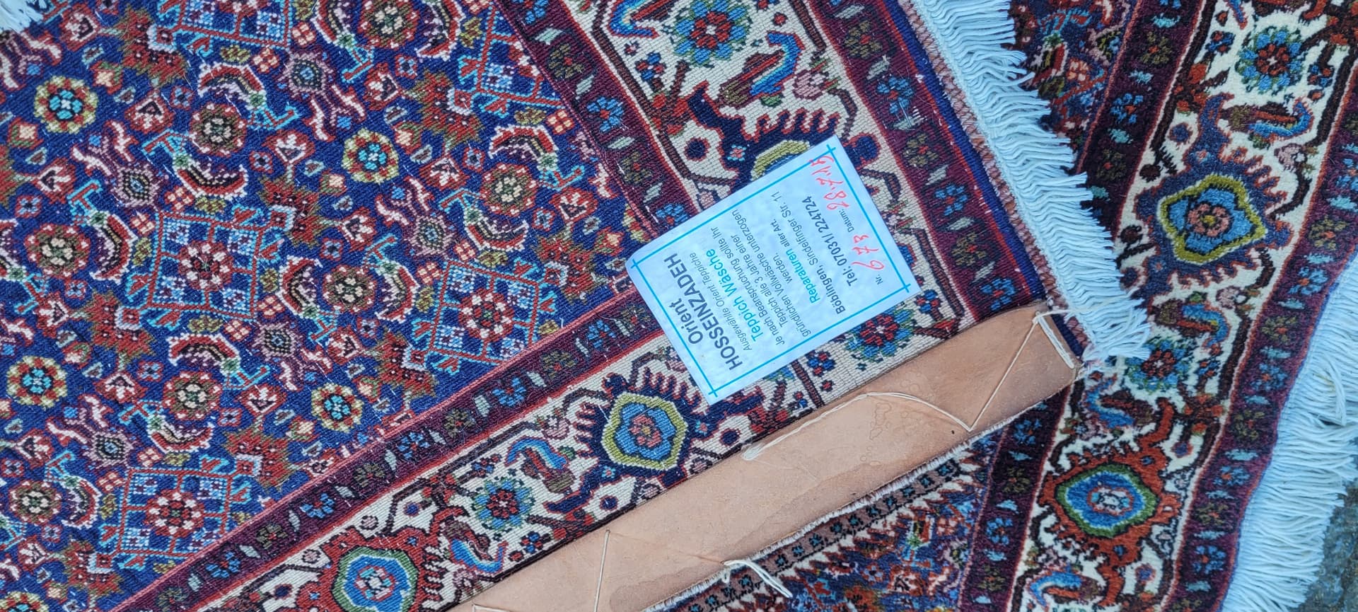 Dywan Bidjar Takab 117x190 cm, multikolor, wełna, Iran, lata 70. - 288315