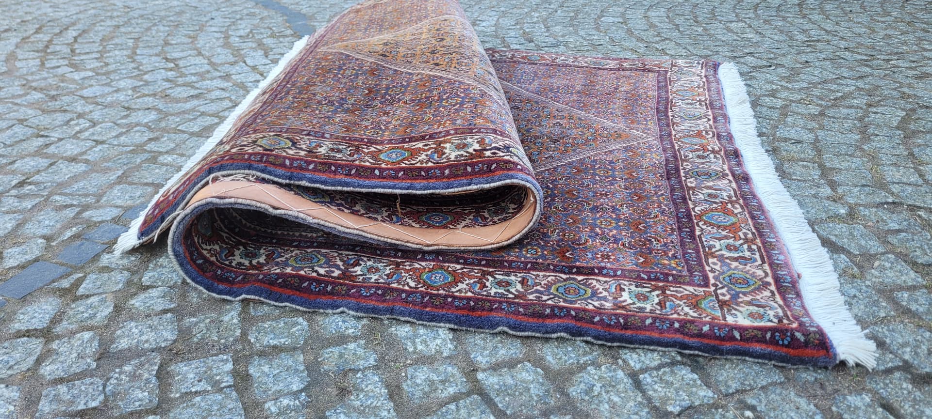 Dywan Bidjar Takab 117x190 cm, multikolor, wełna, Iran, lata 70. - 288312