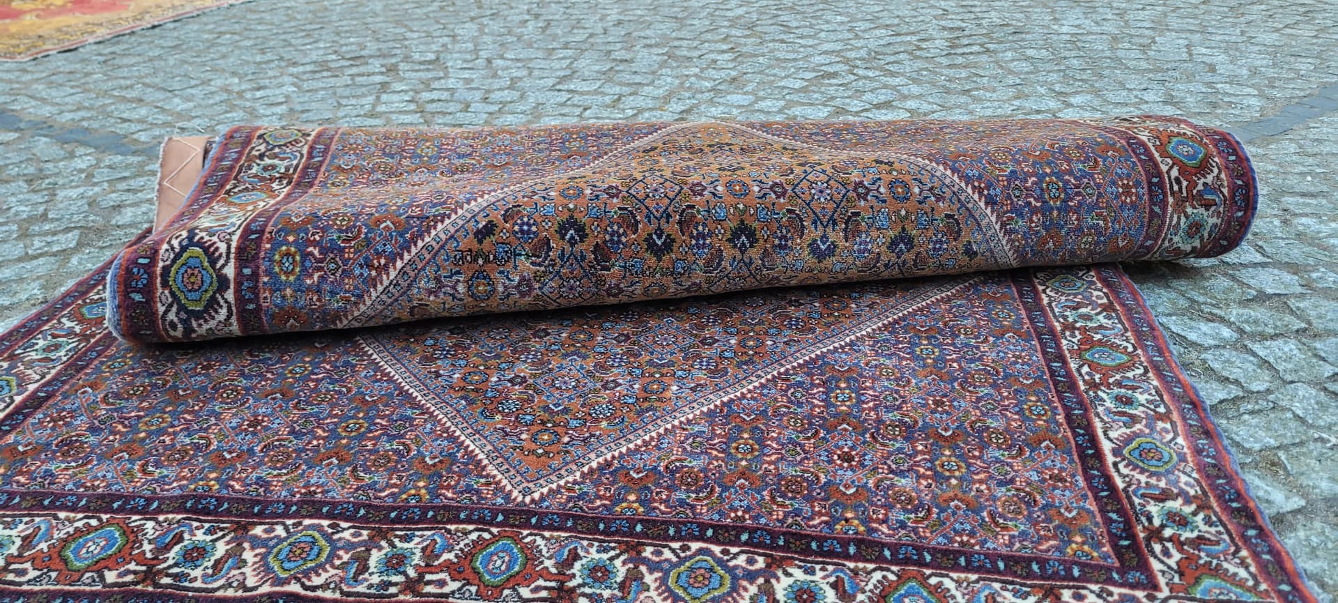 Dywan Bidjar Takab 117x190 cm, multikolor, wełna, Iran, lata 70. - 288314