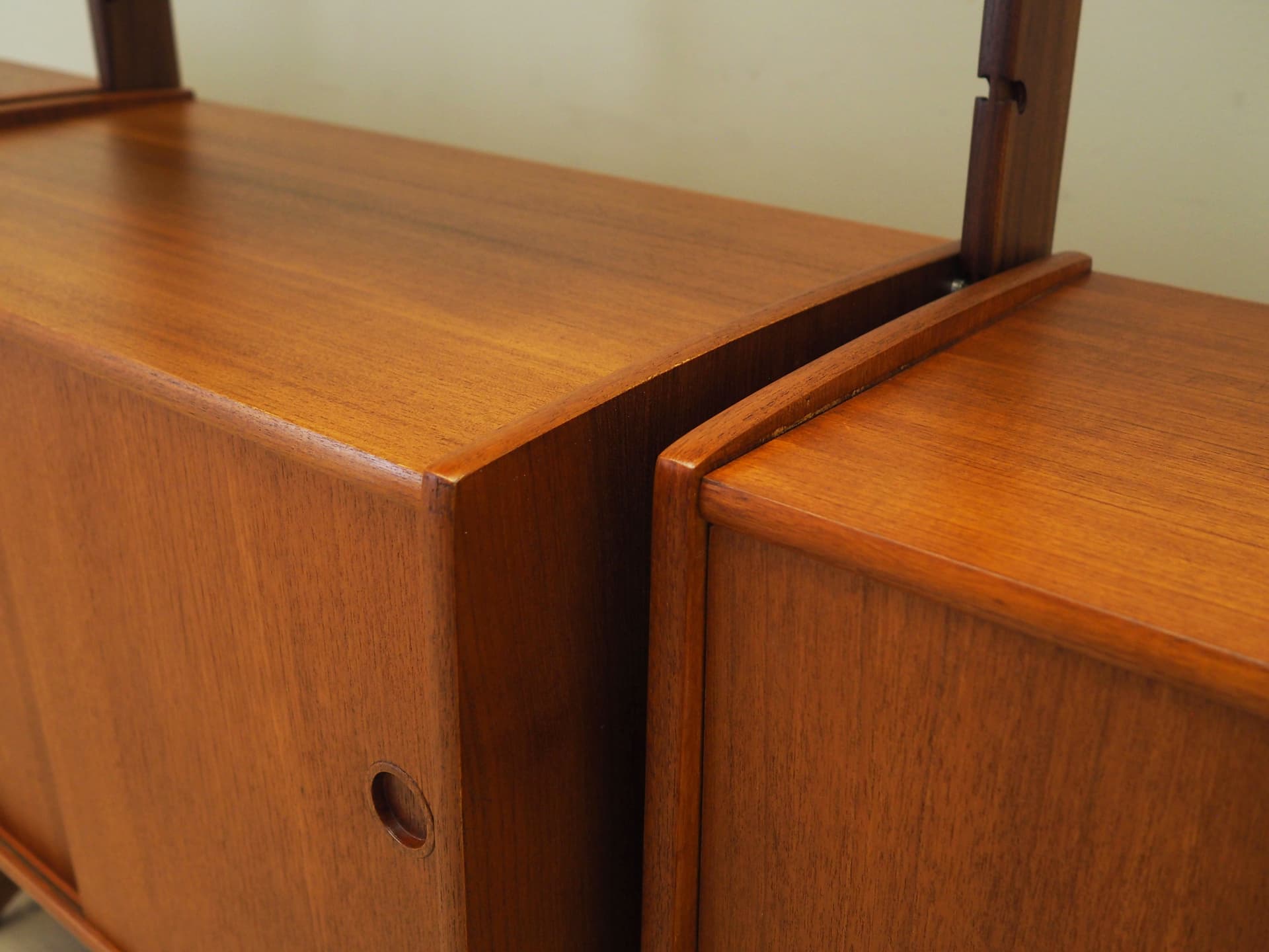 Regał systemowy Ergo, teak brązowy, proj. J. Texmon & E. Blindheim, Norwegia, lata 60. - 67434