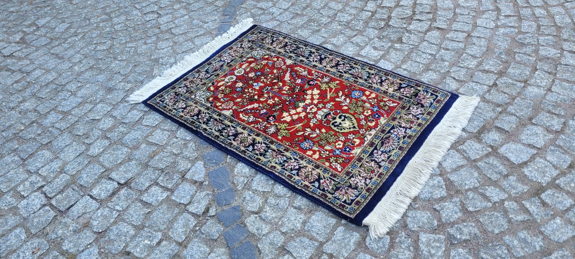 Dywan Indo Tabriz 105x61 cm, multikolor, wełna, Indie - 288335