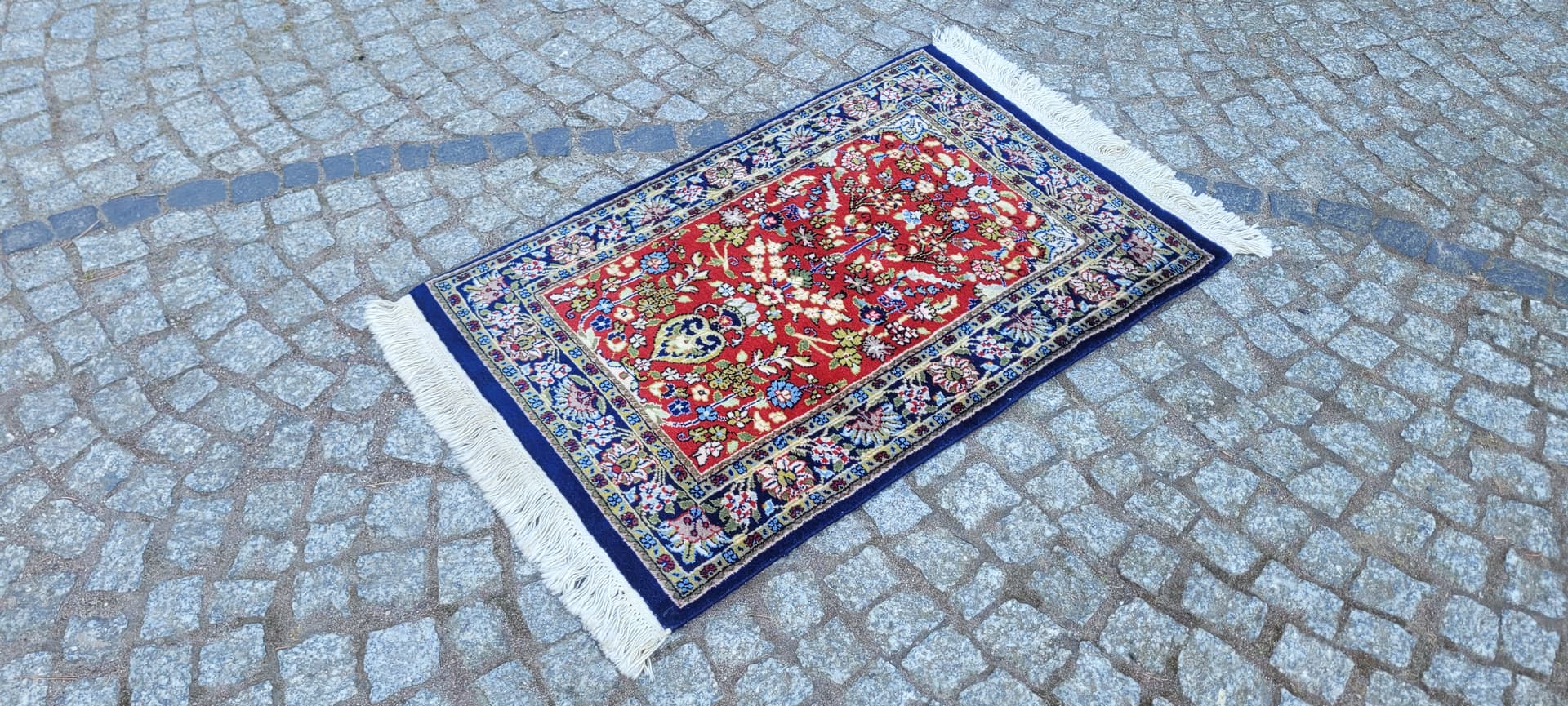 Dywan Indo Tabriz 105x61 cm, multikolor, wełna, Indie - 288337