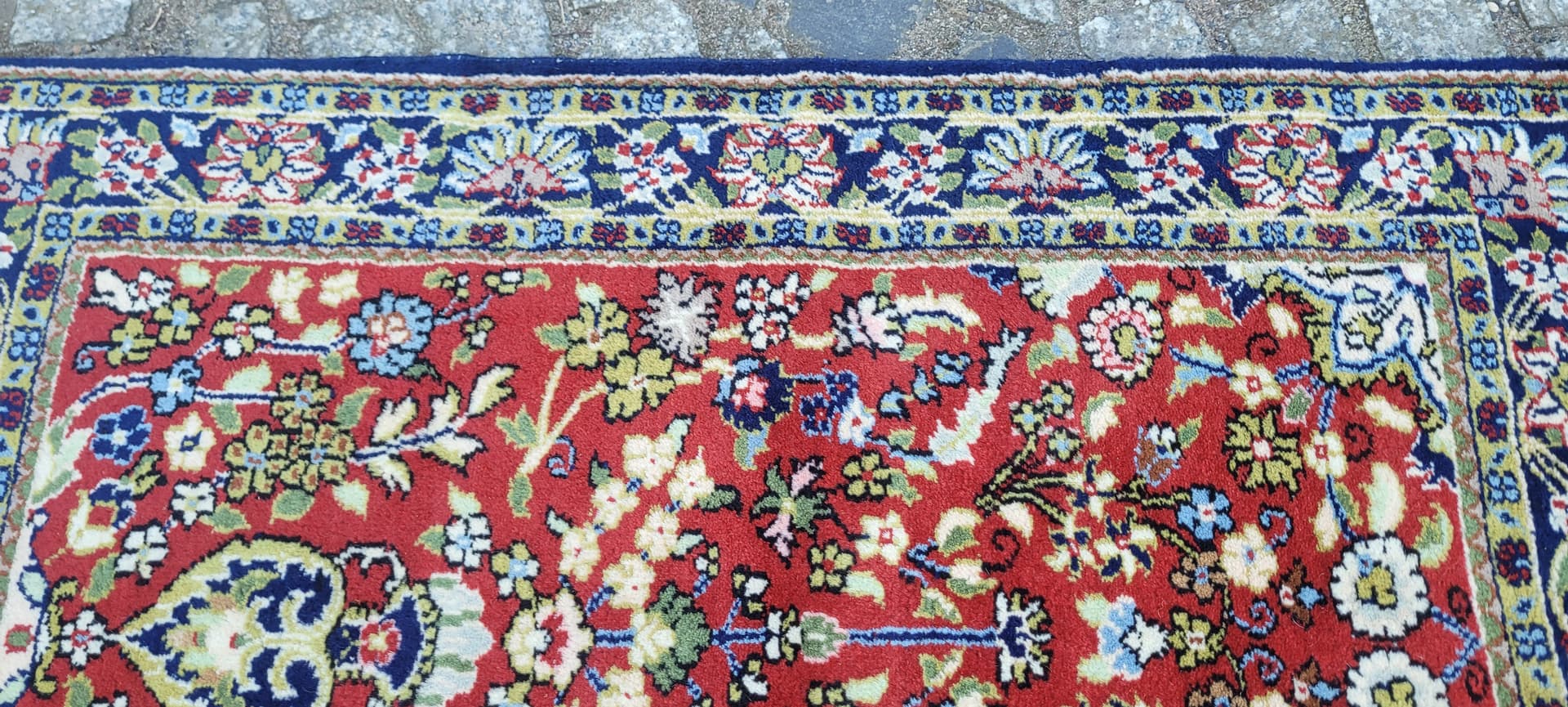 Dywan Indo Tabriz 105x61 cm, multikolor, wełna, Indie - 288332