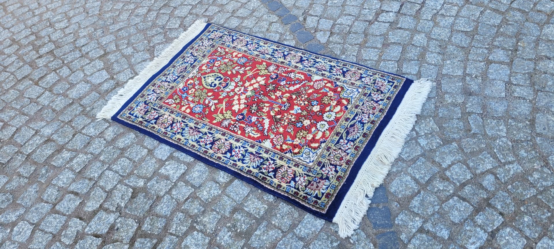 Dywan Indo Tabriz 105x61 cm, multikolor, wełna, Indie - 288334