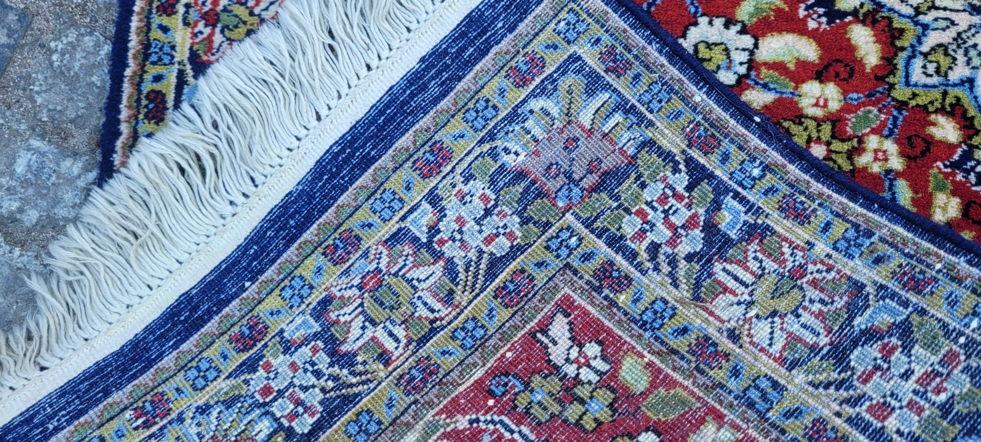 Dywan Indo Tabriz 105x61 cm, multikolor, wełna, Indie - 288333