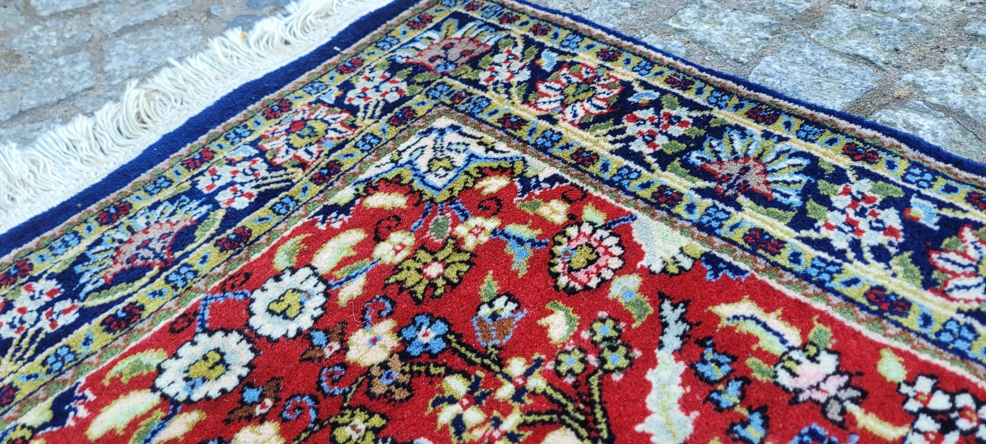 Dywan Indo Tabriz 105x61 cm, multikolor, wełna, Indie - 288327