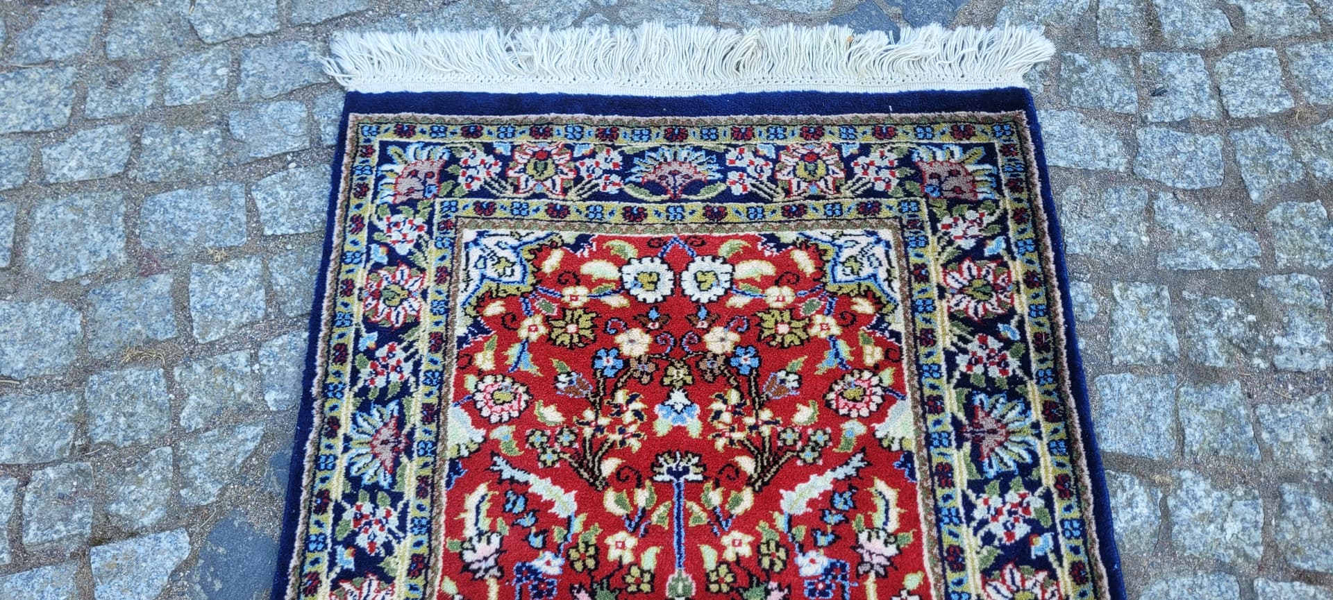 Dywan Indo Tabriz 105x61 cm, multikolor, wełna, Indie - 288338