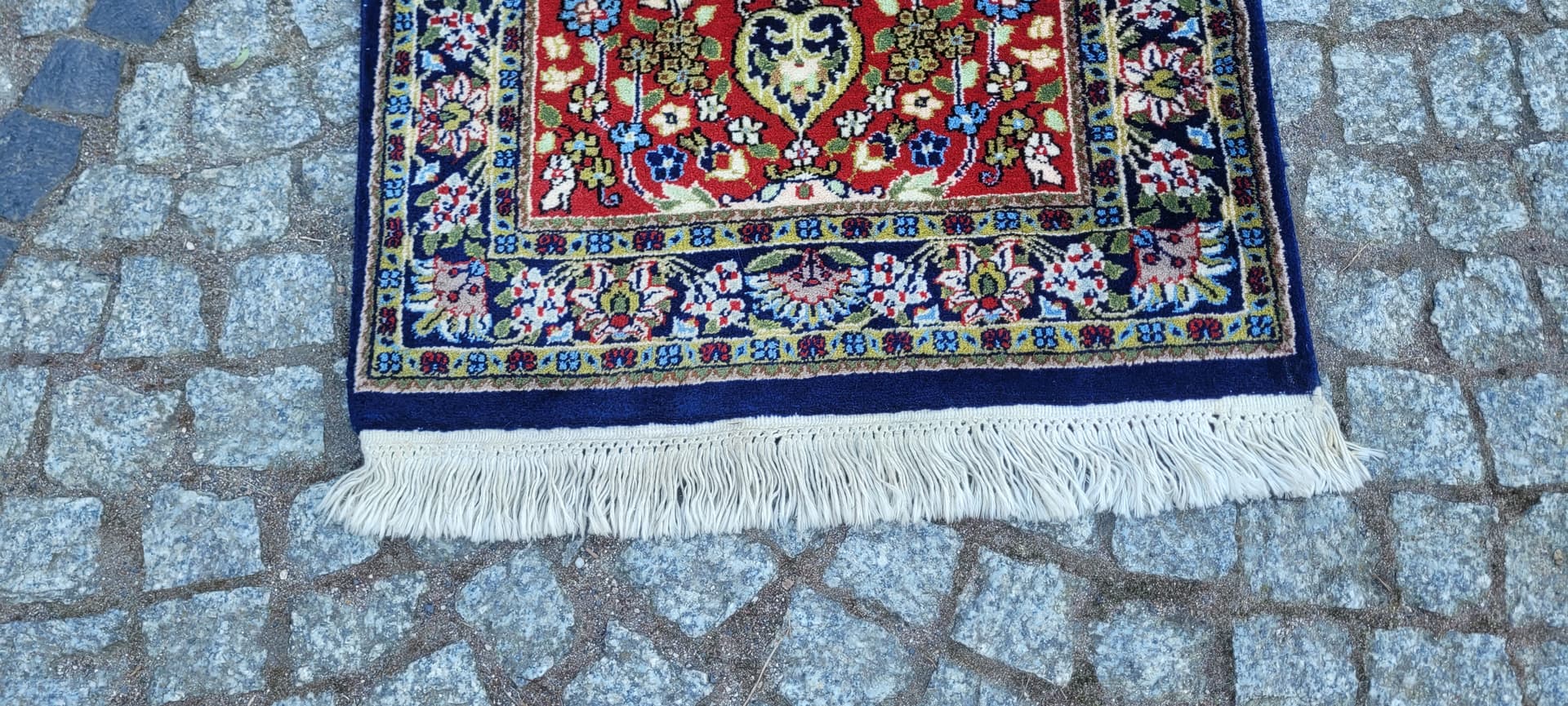 Dywan Indo Tabriz 105x61 cm, multikolor, wełna, Indie - 288336