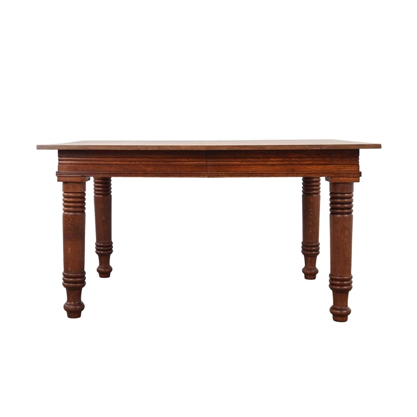 Stół prostokątny, dąb brązowy, Dania, lata 60.