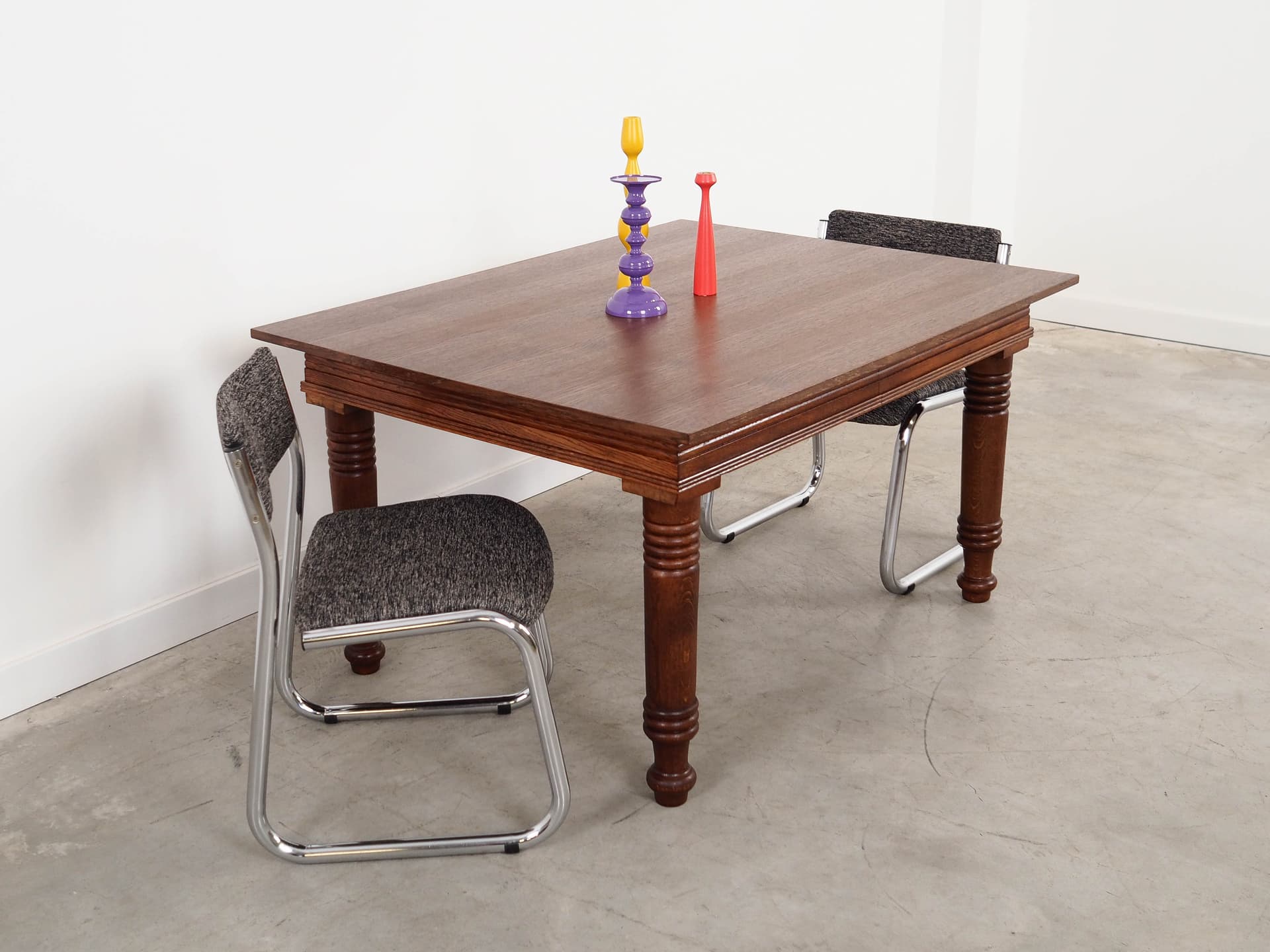 Stół prostokątny, dąb brązowy, Dania, lata 60. - 288366