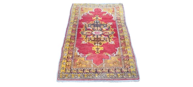 Anatolian rug, multicolor wool, Turkey - DIMENSION