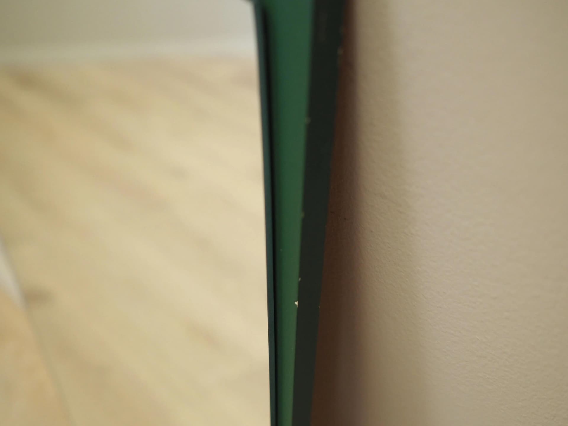 Wall mirror, green pine, Denmark, 1970s - 21193