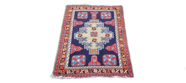 Rug Hamadan, multicolor wool, Iran - DIMENSION