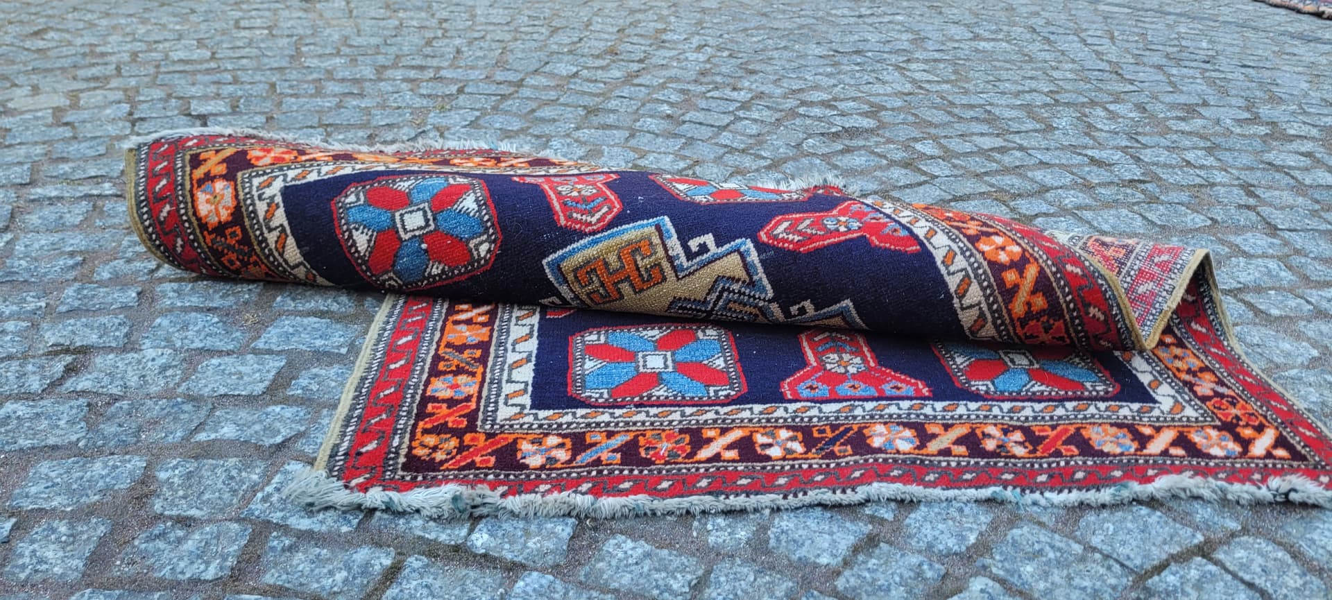 Rug Hamadan, multicolor wool, Iran - 288512