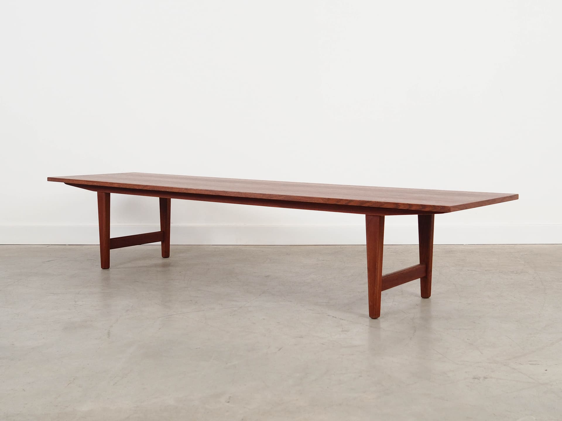 Lowboard, brązowy, fornir dąb, teak, Dania, lata 70. - 288540