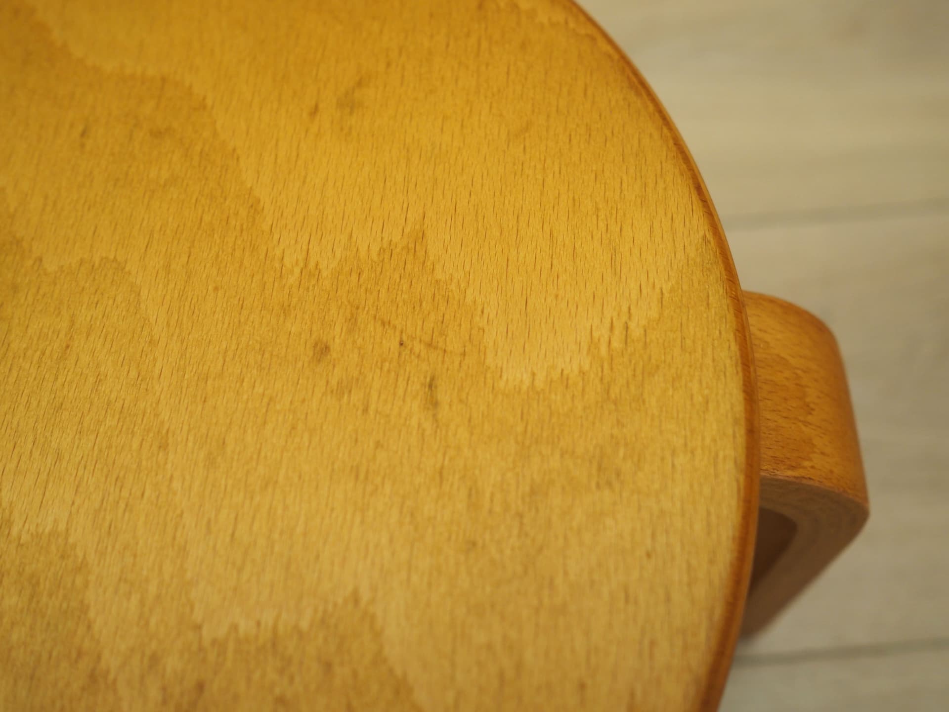 Komplet trzech kwietników, żółty, sklejka, Dania, lata 70. - 67417