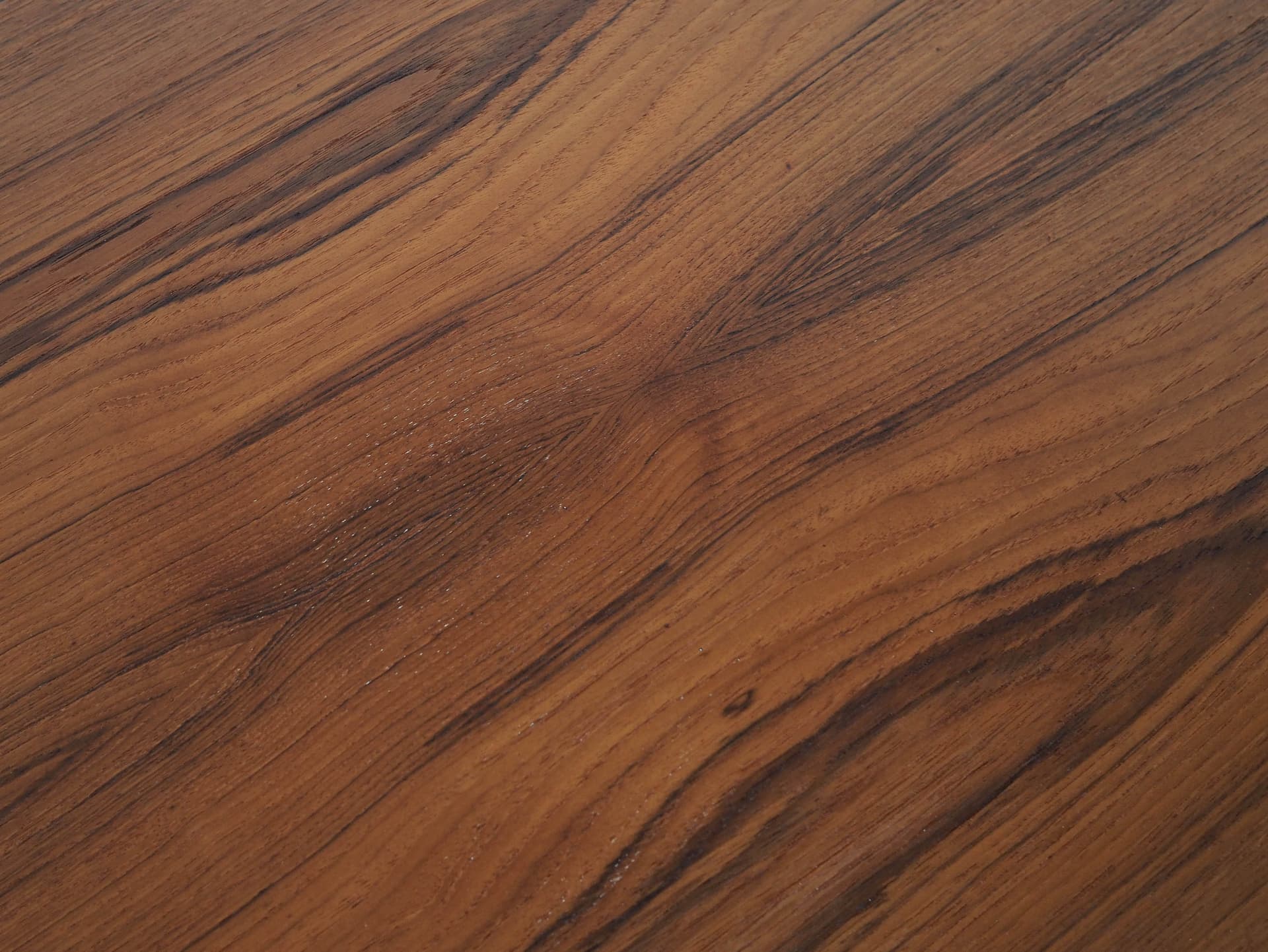 Desk, brown teak, white metal, Denmark, 1970s. - 288561