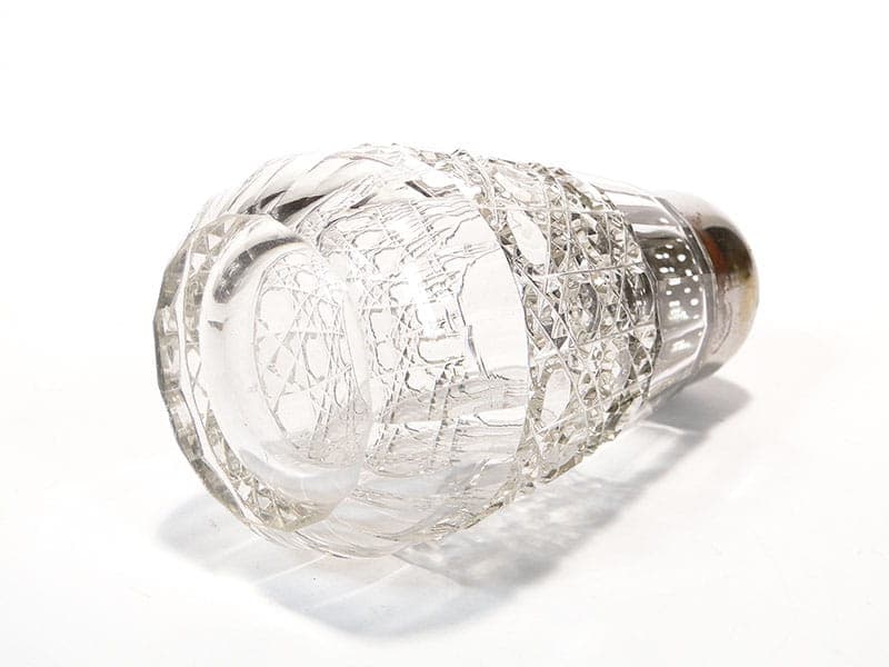 Cukierniczka, wzór wiedeński, transparentny kryształ, Austria, XIX wiek - 288607