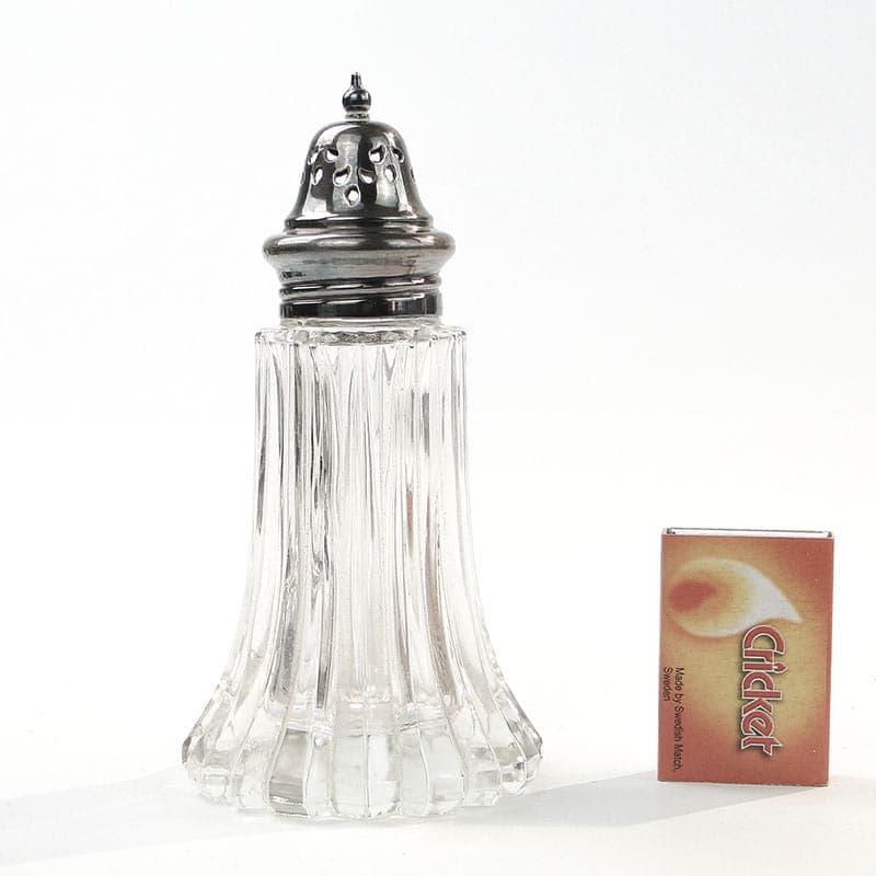 Cukierniczka, transparentne szkło sodowe, mosiądz srebrzony, Wielka Brytania, początek XX w. - 288620