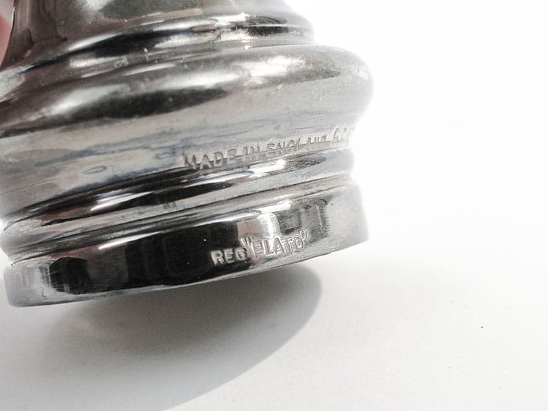 Cukierniczka, transparentne szkło sodowe, mosiądz srebrzony, Wielka Brytania, początek XX w. - 288616