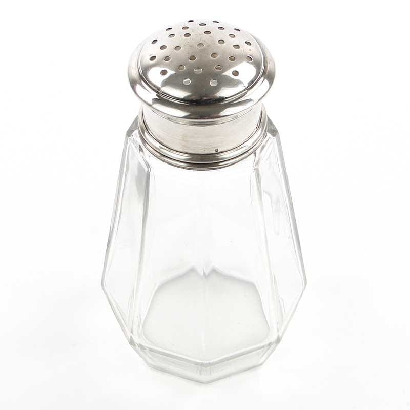 Cukierniczka, transparent szkło, srebro, Francja, początek XX w. - 288623