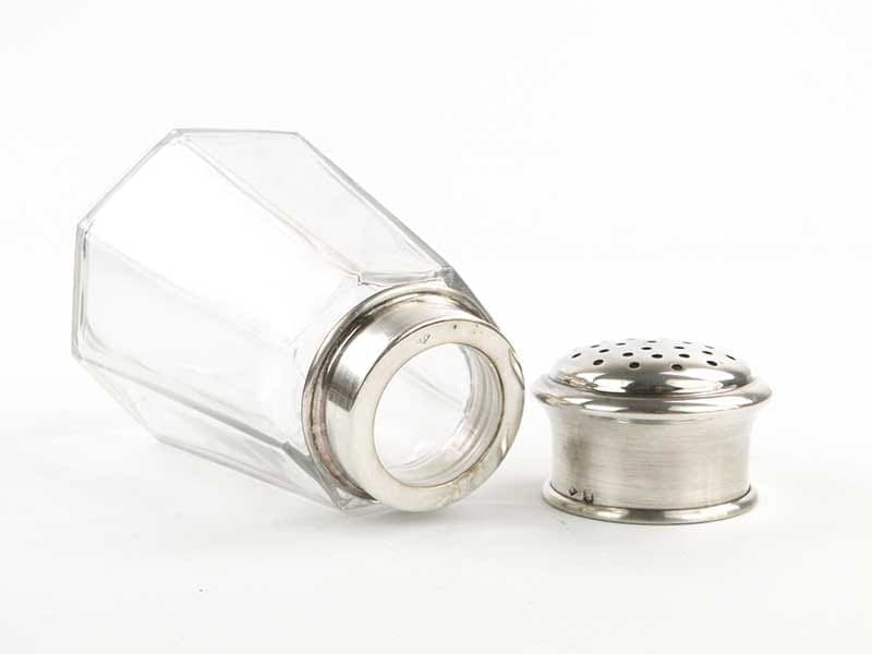 Cukierniczka, transparent szkło, srebro, Francja, początek XX w. - 288625