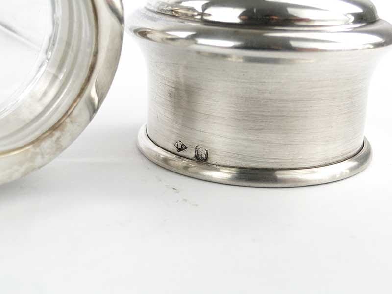 Cukierniczka, transparent szkło, srebro, Francja, początek XX w. - 288626