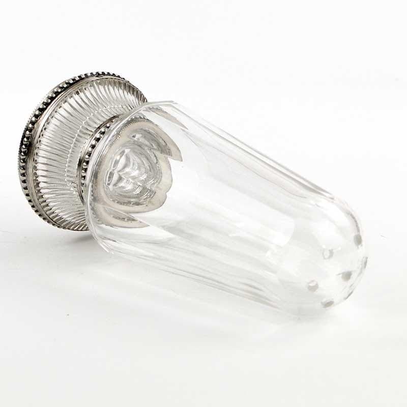 Cukierniczka, transparentny kryształ, srebro, Francja, początek XX wieku - 288635