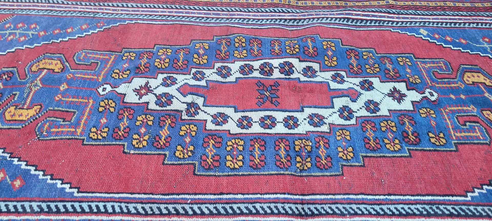 Dywan anatolijski, 125x230 cm, multikolor, wełna, Turcja, lata 70. - 288657