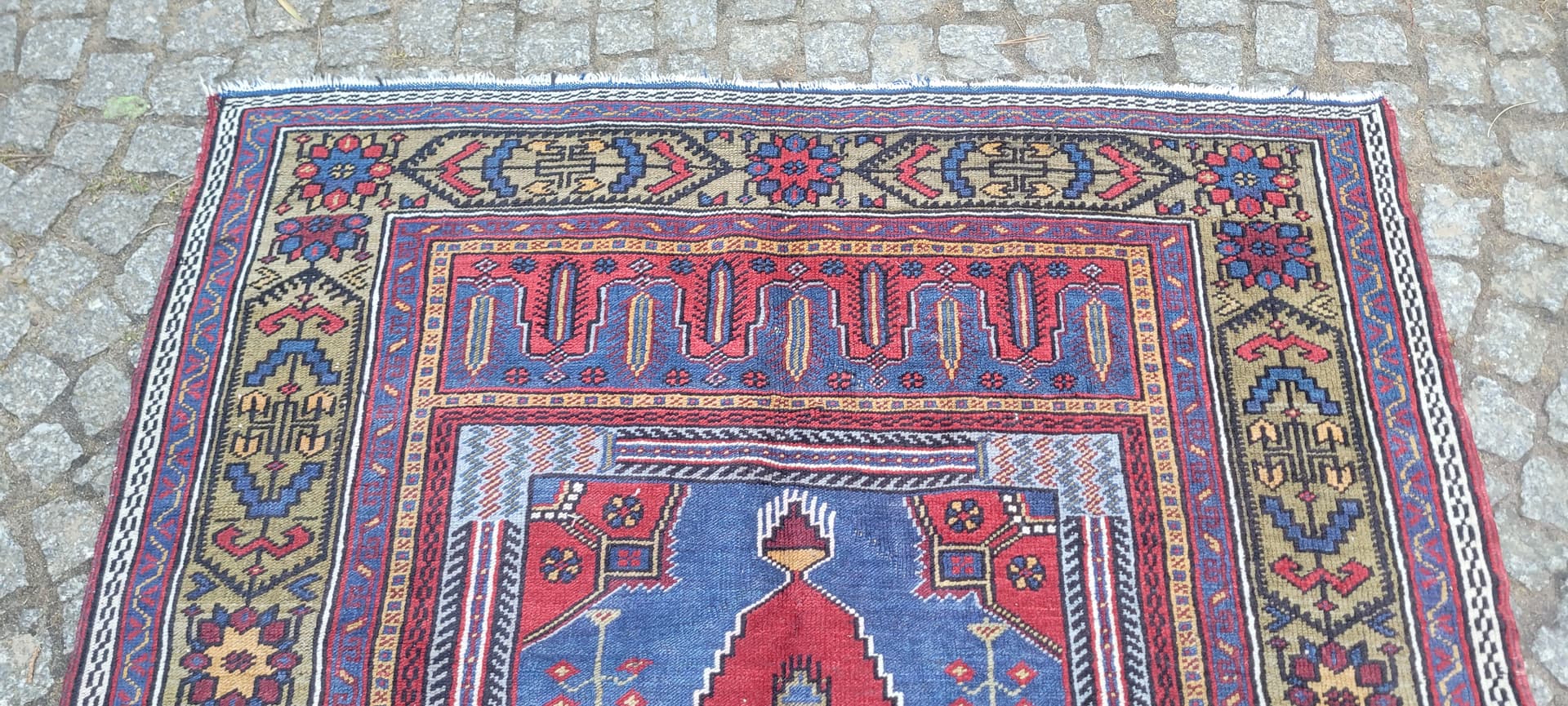 Dywan anatolijski, 125x230 cm, multikolor, wełna, Turcja, lata 70. - 288664