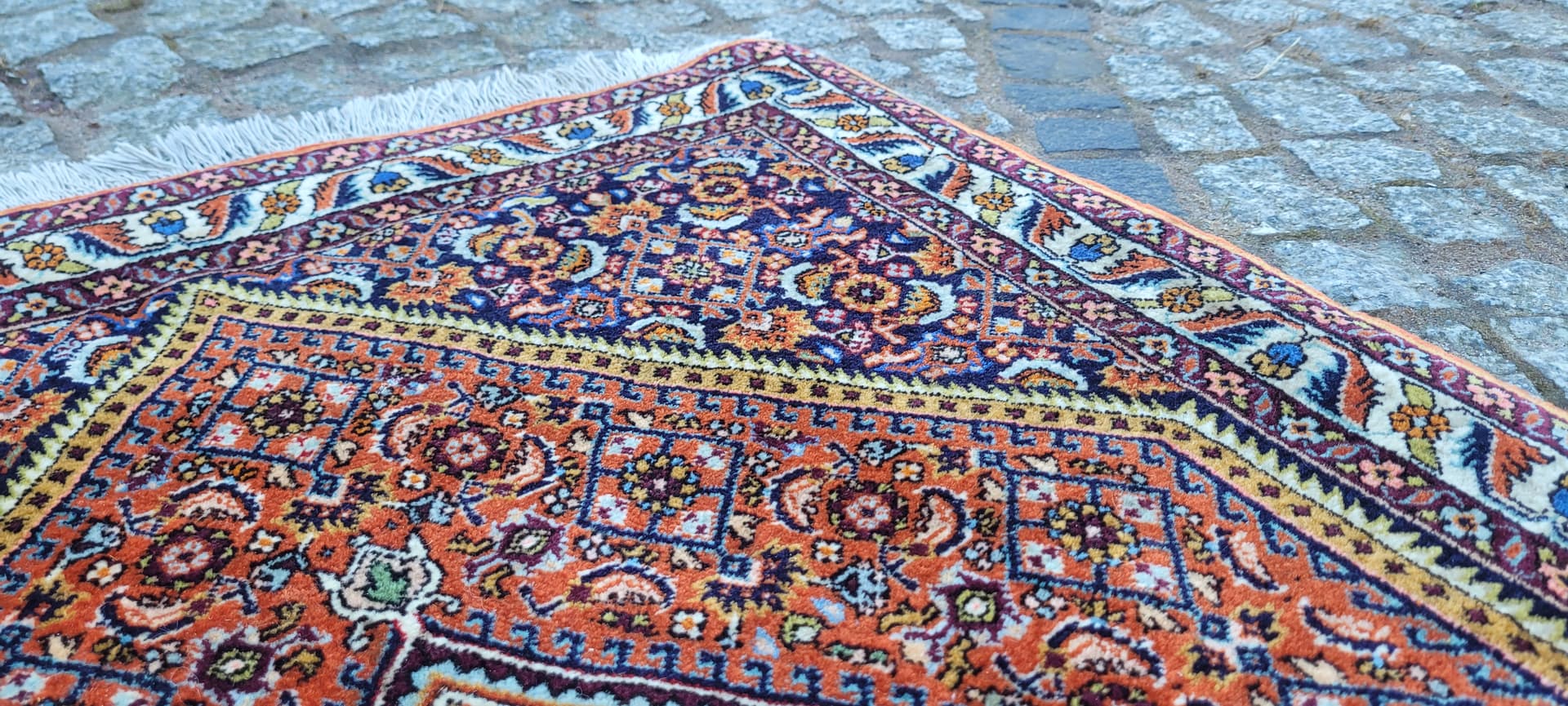 Dywan Bidjar Takab 105x73 cm, multikolor, wełna bawełna, Iran, początek XX w. - 288667