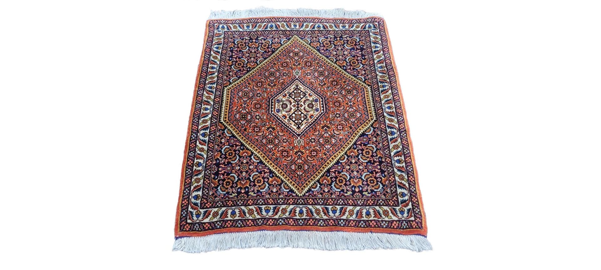 Dywan Bidjar Takab 105x73 cm, multikolor, wełna bawełna, Iran, początek XX w.