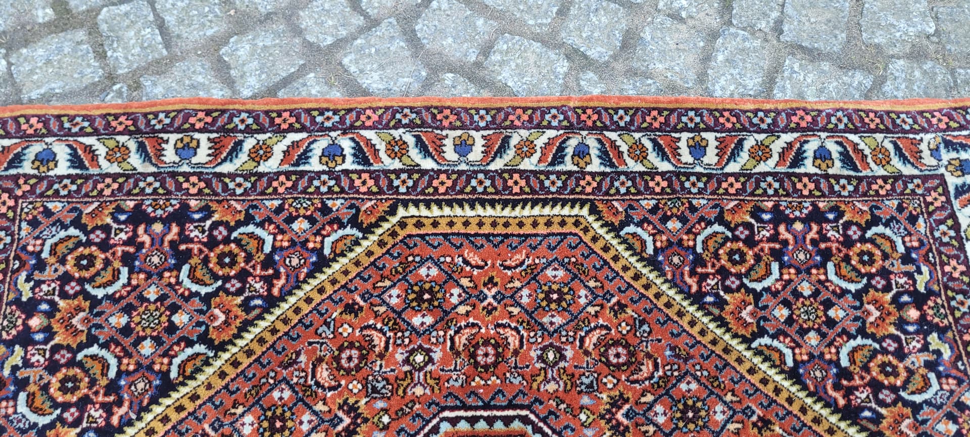 Dywan Bidjar Takab 105x73 cm, multikolor, wełna bawełna, Iran, początek XX w. - 288674