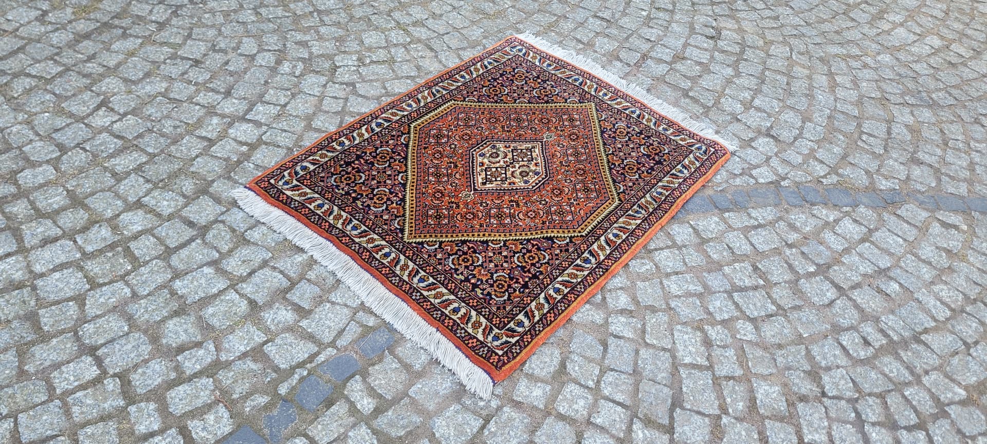 Dywan Bidjar Takab 105x73 cm, multikolor, wełna bawełna, Iran, początek XX w. - 288671