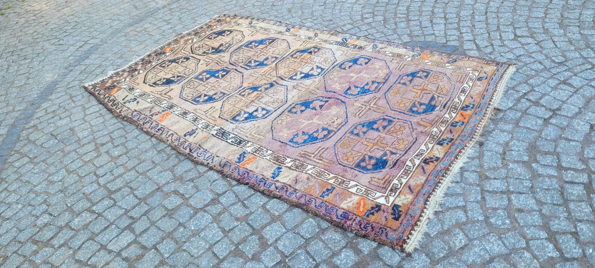 Dywan Beluch, 190x120 cm, multikolor, wełna, Afganistan, początek XX w. - 288679