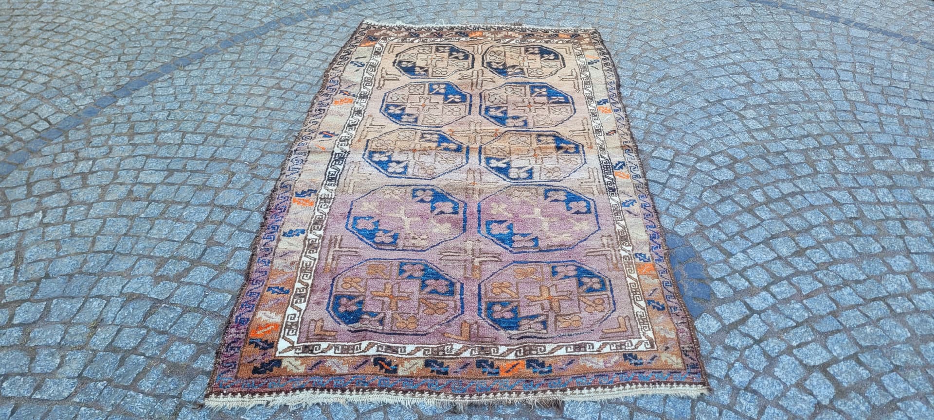 Dywan Beluch, 190x120 cm, multikolor, wełna, Afganistan, początek XX w. - 288687