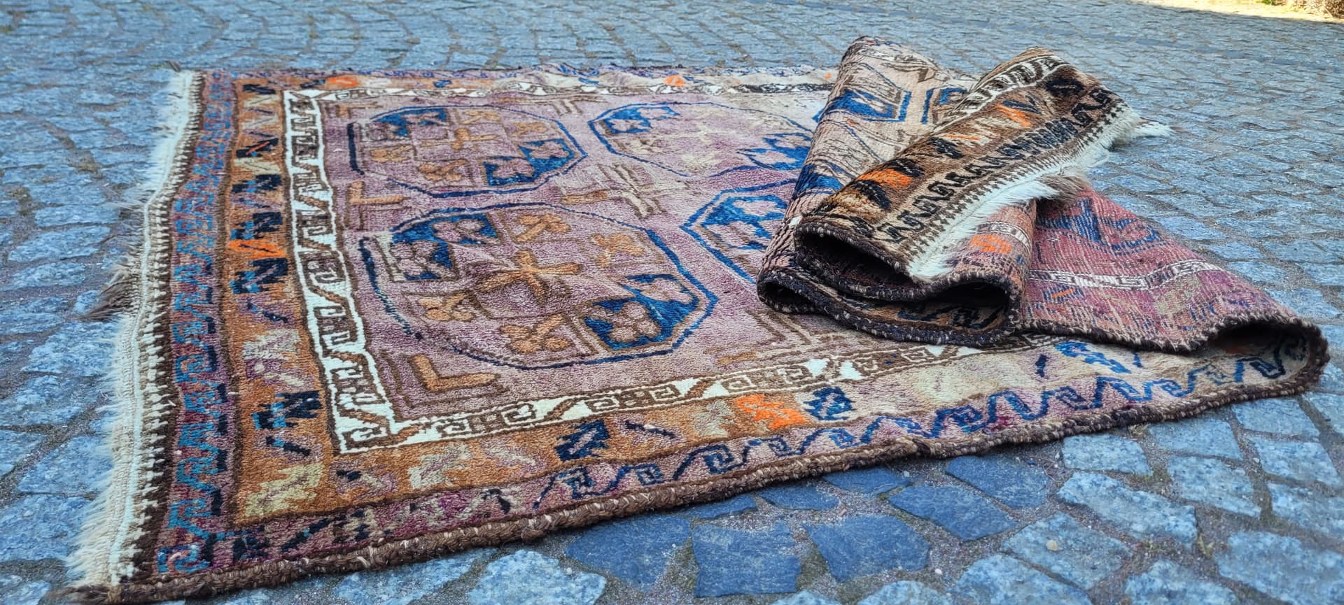 Dywan Beluch, 190x120 cm, multikolor, wełna, Afganistan, początek XX w. - 288683